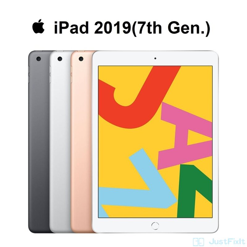 새로운 오리지널 Apple iPad 2019 7 세대 10.2 "Retina 디스플레이 Apple 연필 및 스마트 키보드 IOS 태블릿 블루투스 지원