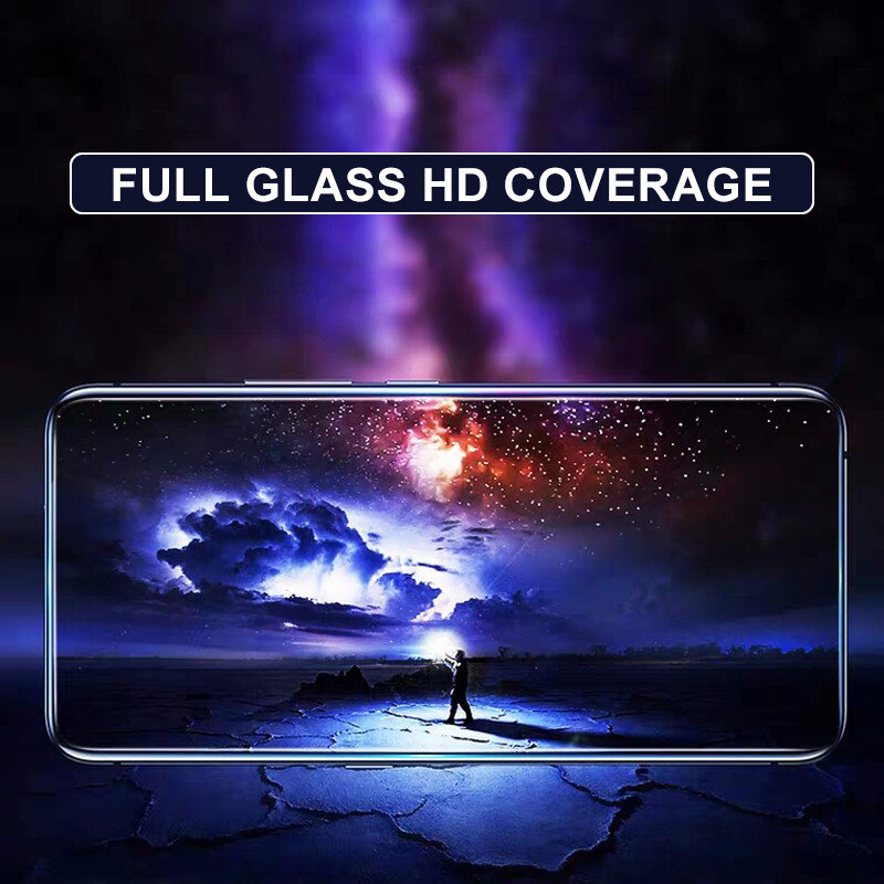 Vidrio Templado completo para móvil, película protectora de pantalla para Xiaomi Redmi Note 7, 8, 7A, 8, 8A, 9, 9A, 9C