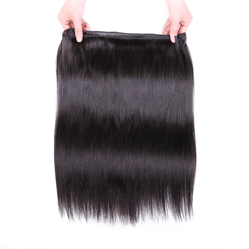 TTHAIR Straight Bundles 24 26 28 30 Inches Brazilian Remy Hair Extentions 1/3/4Pcs/Lot Double Weft Hair Bundles