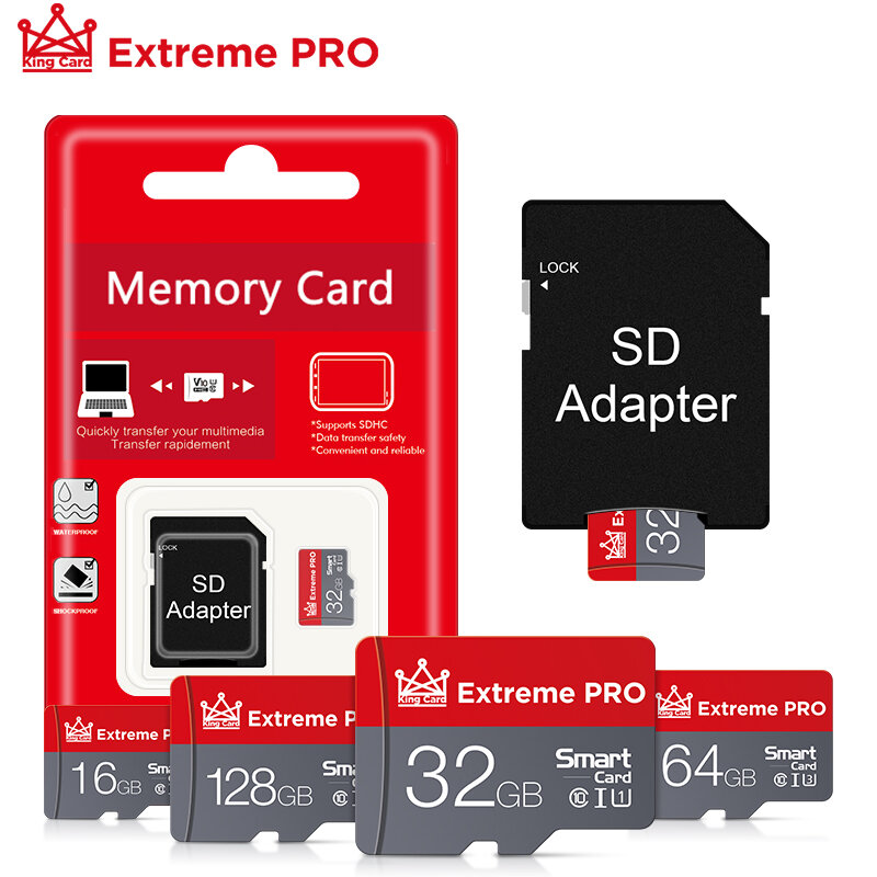 Kartu Memori Kartu SD Mikro Class10 Cartao De Memoria 128GB 32GB 64GB 256GB 16GB SD/TF Kartu Flash 8GB MicroSD untuk Telepon