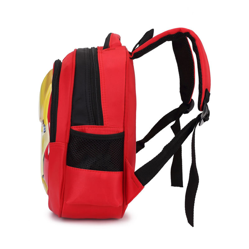 Школьный ранец для мальчиков и девочек, вместительный водонепроницаемый дорожный рюкзак с 3D рисунком Железного человека для подростков