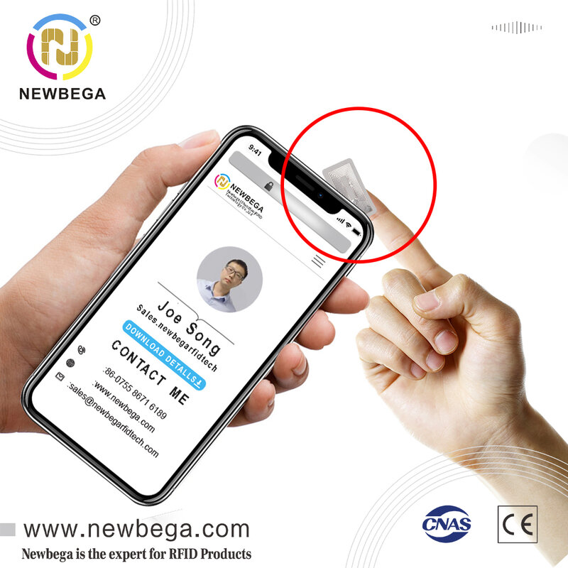NTAG213 칩 NFC 스티커, 범용 소형 라벨, 10*20mm, 13.56MHZ RFID 프로그래머 태그 지원, URL 쓰기 내부