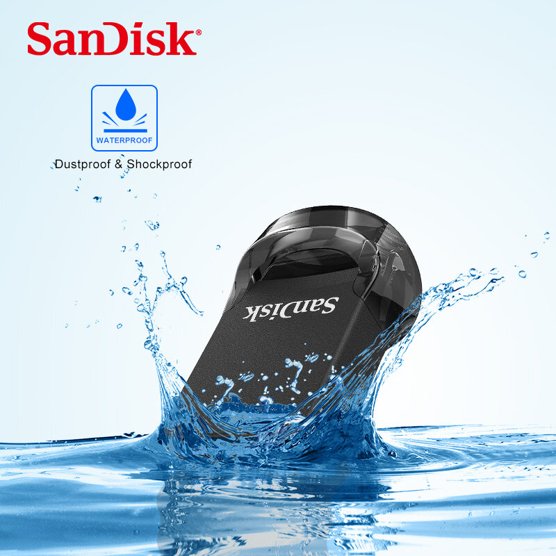 SanDisk USB 3.1 플래시 드라이브, 최대 130MB/s 펜 드라이브, USB 3.0 U 디스크, 128GB, 64GB, 32GB, CZ430