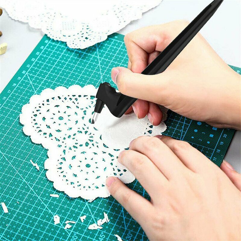 DIY Art Cutting Tool 360 Rotating Blade Paper-Cutter 3 Replace Blade Craft Cutting Knife DIY Art Wear-Resisting Art Cutting Tool