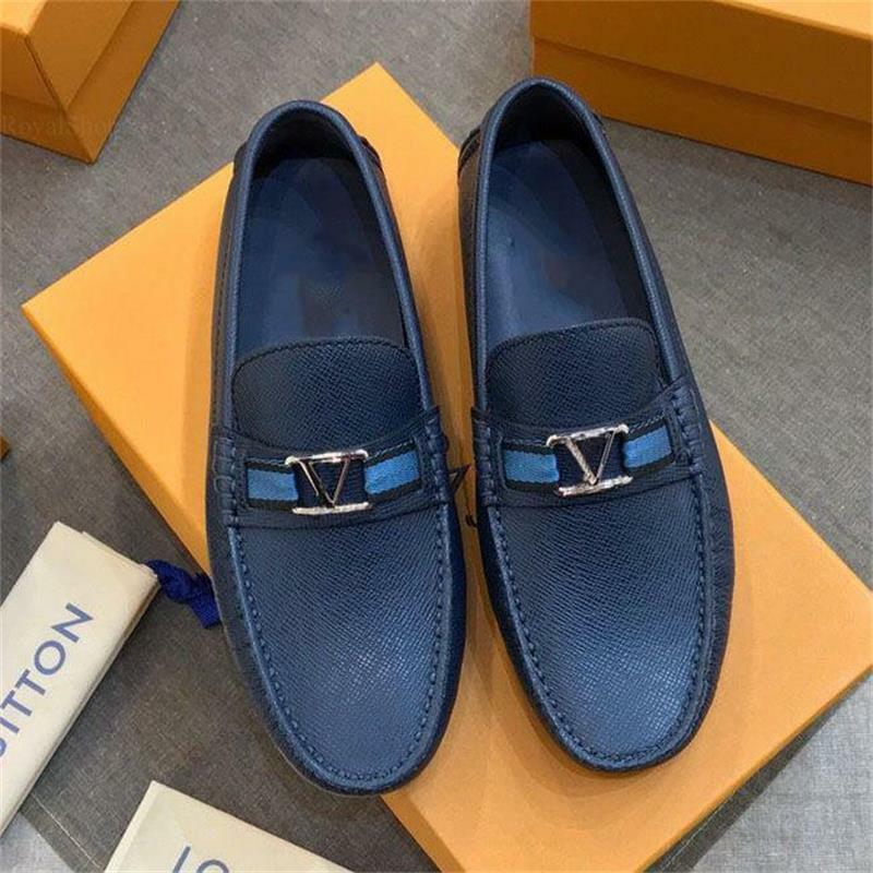 2021 Spring and Autumn New Men's Peas Shoes Business Fashion Driving All-match Personality Soft-soled Wrestling Shoes   ZZ165