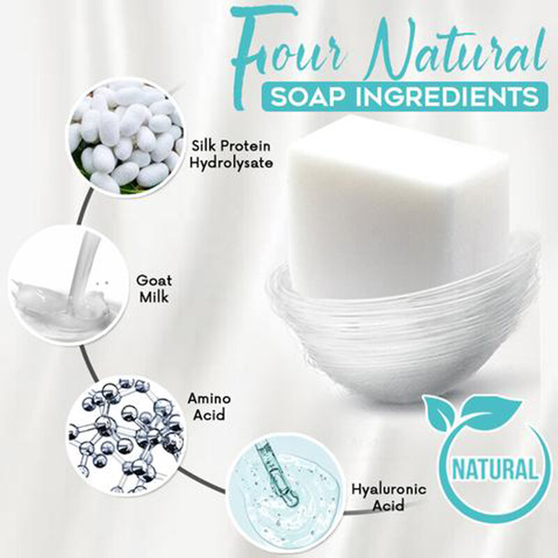 100g essência de seda proteína sabão pele reparação ácaros controle óleo remoção banho rosto leite cabra limpeza profunda sabão cuidados com a pele
