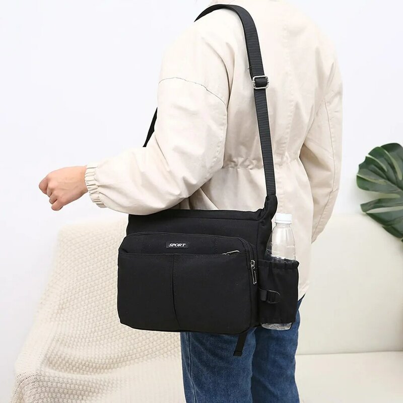 Универсальные Наплечные сумки DAIGELO для мужчин, Мужская вместительная нейлоновая деловая сумка через плечо, деловые портфели