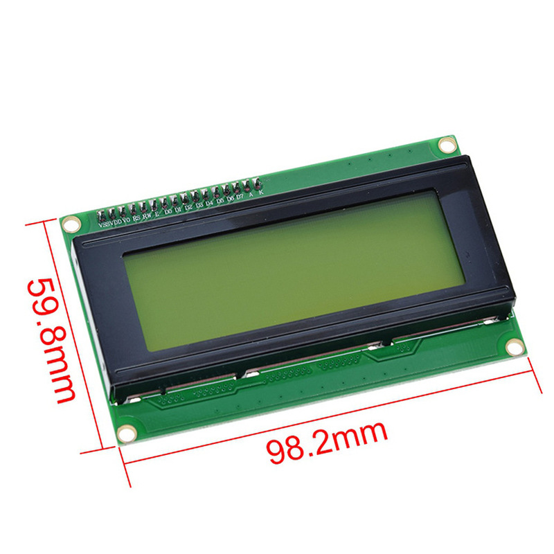 LCD2004 + I2C 2004 20x4 2004A niebieski/tło Green Screen HD44780 LCD /w IIC/I2C Adapter interfejsu szeregowego moduł dla Arduino
