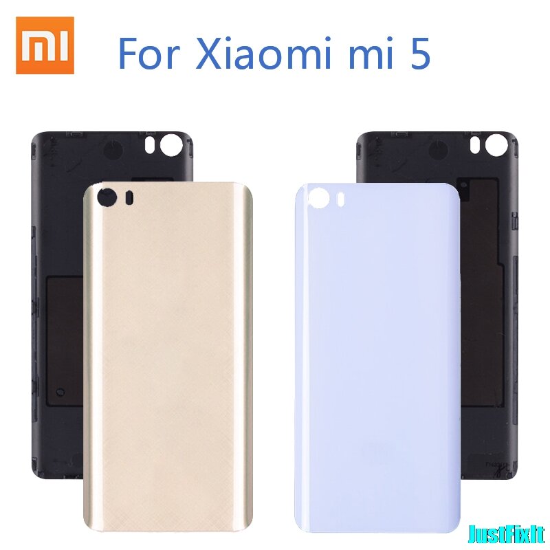 พลาสติกแบตเตอรี่กลับสำหรับ Xiaomi Mi 5ด้านหลังแบตเตอรี่ด้านหลังฝาครอบสำหรับ Xiaomi Mi5 Mi 5 M5