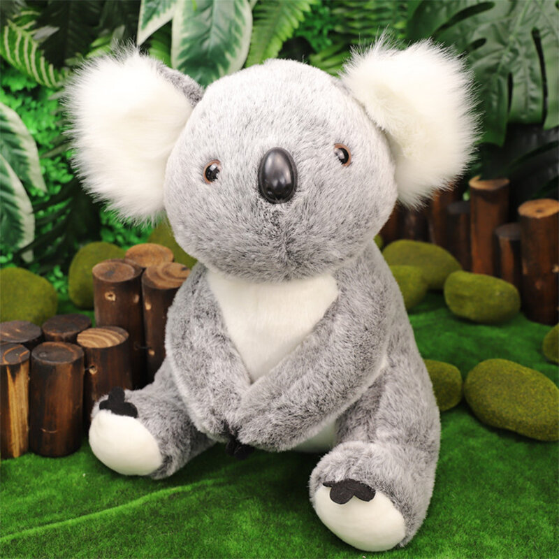 Muñeco de peluche de Koala de Australia para niños y madres, juguete de simulación Kawaii, Animal de peluche, regalo de cumpleaños, decoración del hogar, 1 ud.