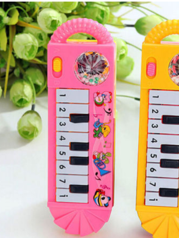 1pc Baby Toddler Kids fortepian muzyczny rozwojowa zabawka wczesna edukacja gra na prezent 18.5*5.5*2cm losowy kolor
