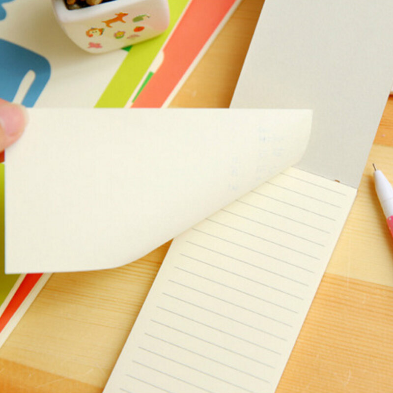 1 teile/los 135mm x 70mm Einfache rindsleder kleine notebook plan lesezeichen Tagebuch Notebook Schreibwaren