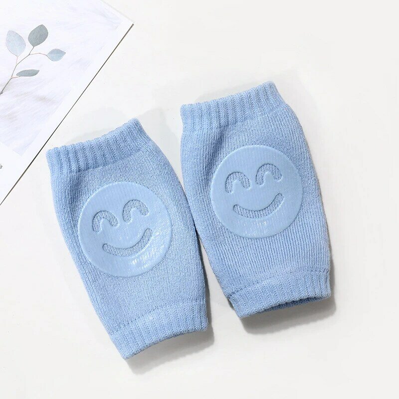 Baby Socks Elbow Pads Toddler Crawling Knee Pads Children's Knee Pads Smiling Knee Pads Anti-Slip Safety Baby Kneepad