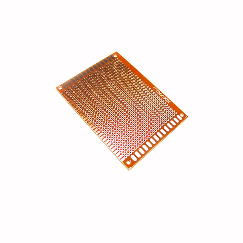 Prototipo de papel DIY de un solo lado, placa Universal de PCB, placa de cobre de baquelita Experimental, placa de circuito amarillo, 9x7, 5x9cm