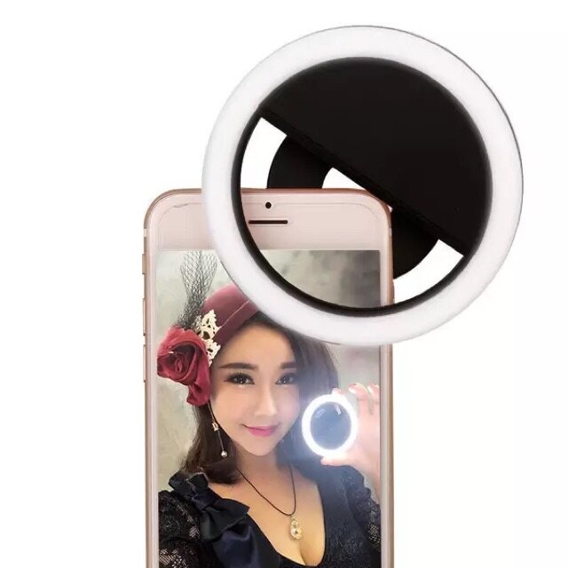 المدمجة مصباح LED صغير حبة Selfie Selfie الدائري للهاتف المحمول تسليم سريع