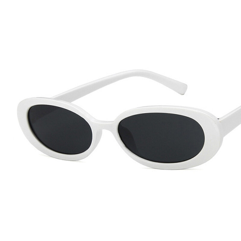 2021 New Fashion Pink Retro Sunglasses Oval Sunglasses Women Retro Brand Designer Vintage Ladies Cat Eye Pink Sun Glasses UV400