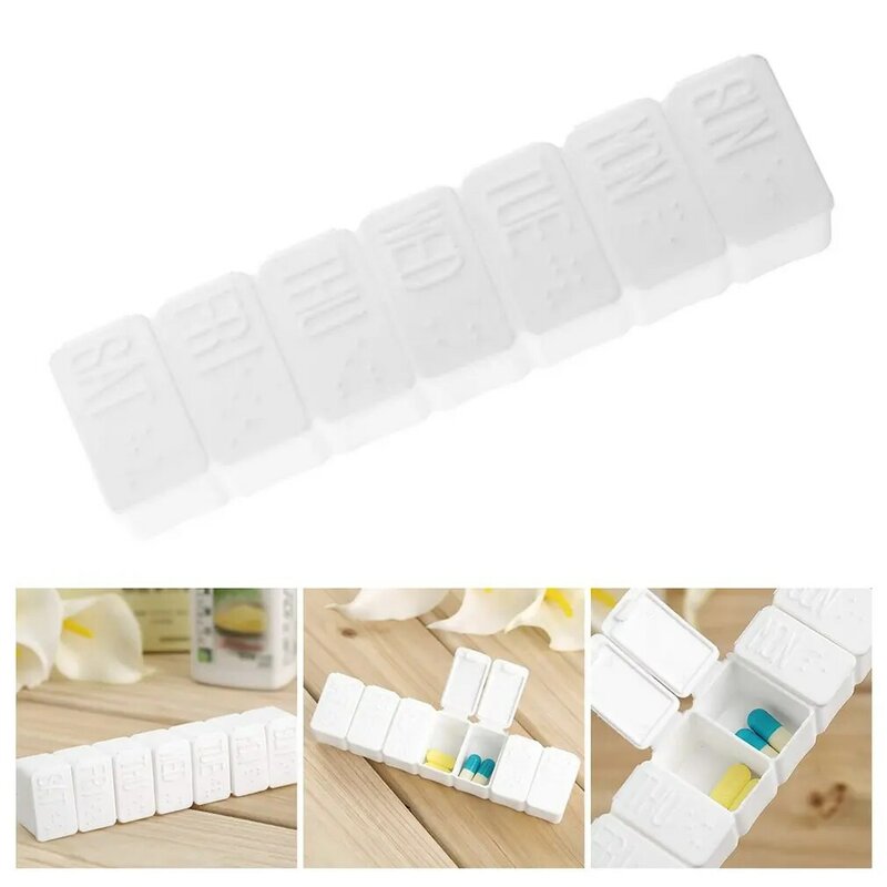 5PCS /Lot Days Tablet Pill Box Travel Emergency First Aid Kits Weekly Medicine Storage Organizer Pills Container Holder Case