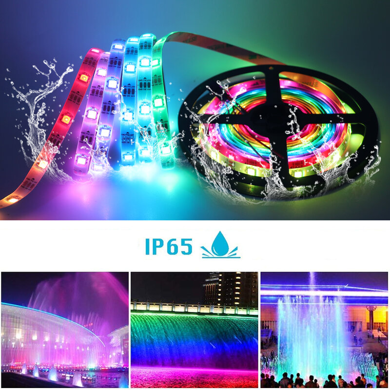 5V Ambilight WS2812B Rgb Led Strip Licht Met Rgb Dimmer Controller Droom Kleur Rgb Led Tape Voor Tv Backlight computer Pc Screen