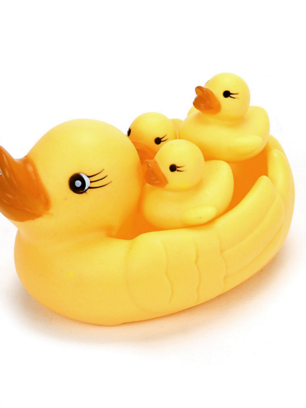 2021 Набор детских игрушек, плавающая в воде Желтая резиновая утка Ducky, Детские Игрушки для ванны для детей, Сжимаемый звук, пищащий бассейн