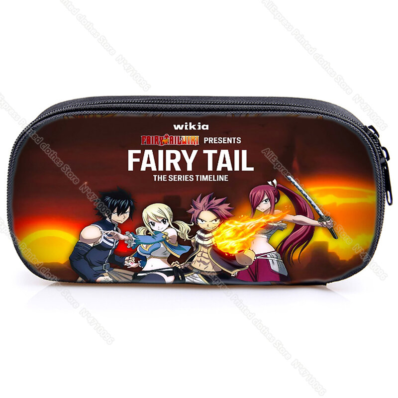 Hoge Qualit Nieuwe Fairy Tail Pen Bag Kids Cartoon Anime Etui Studenten Pennenbakje Kinderen School Gift Meisjes Cosmetische gevallen
