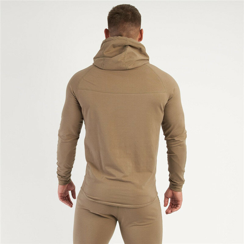 Jogger spring and autumn new sports men's suit cotton fashion pullover hoodie men's trousers sportswear Fitness Sweatpants