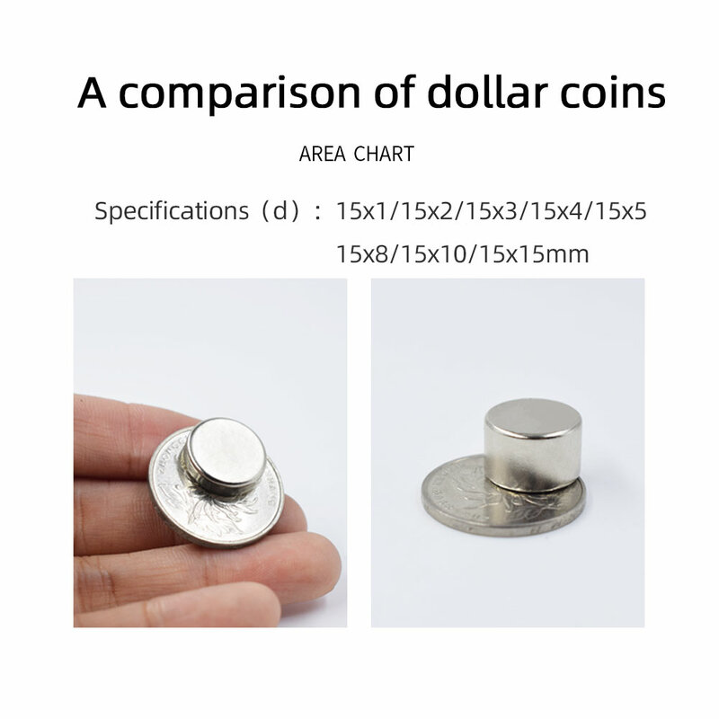 Neodymium magnet Rare Earth small Strong Round permanent  fridge Electromagnet NdFeB nickle magnetic DISC