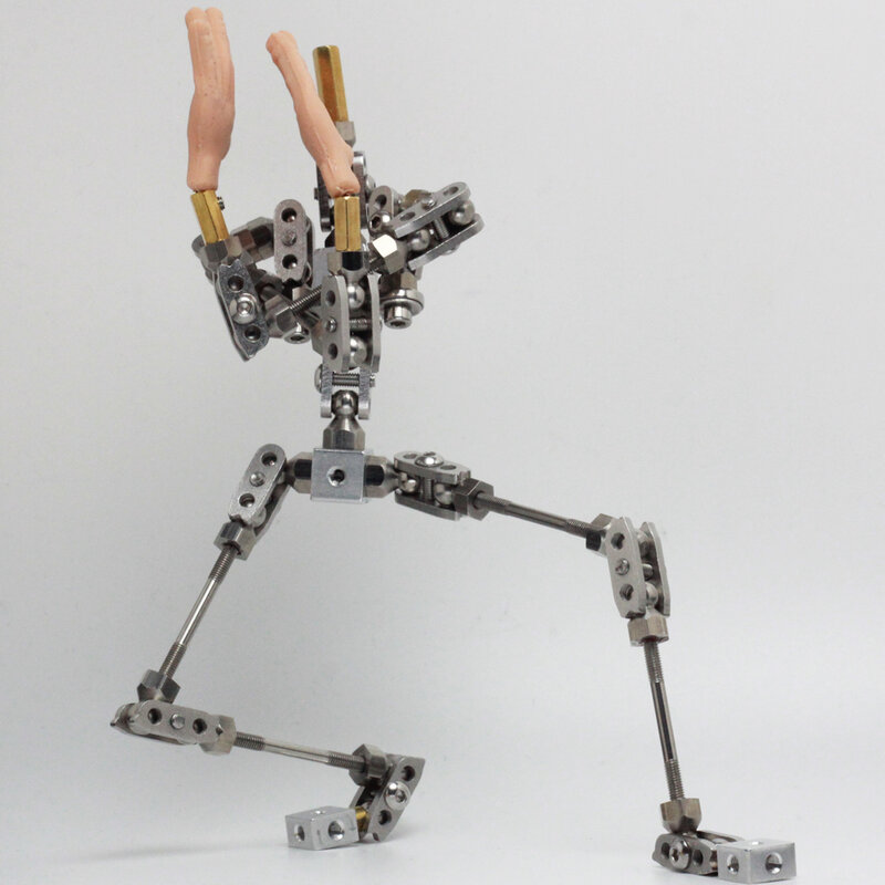 Upgraded Ready-to-assemble PMA-24  24cm high quality stainless steel animation armature puppet for Stop Motion Character