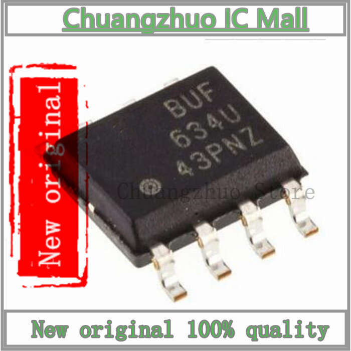 1 قطعة/الوحدة BUF634U SOP-8 BUF634 SOP8 BUF 634U SOP SMD IC رقاقة جديد الأصلي