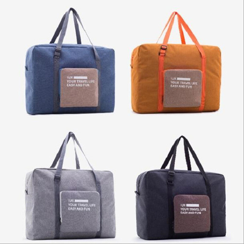 Складная дорожная сумка для женщин, водонепроницаемый чемодан унисекс, нейлоновые вместительные дорожные сумки
