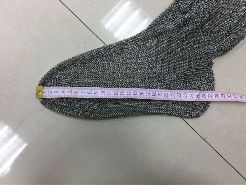 Chain Mail Cut Protection Stainless Steel Mesh Socks
