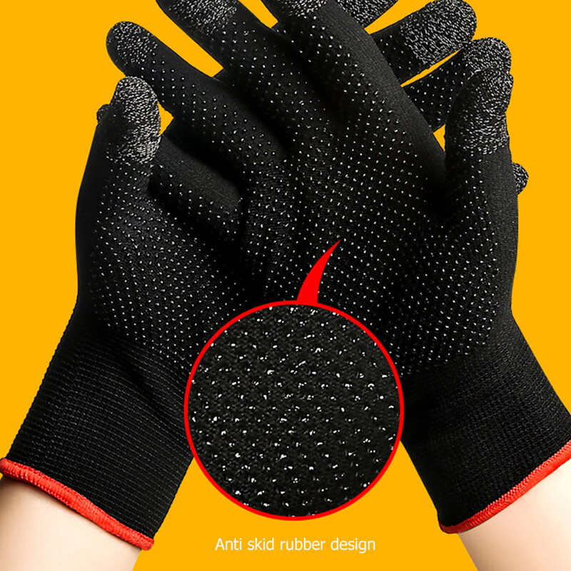 2 stücke Hand Abdeckung Spiel Controller Universal Schweiß Proof Non-Scratch Empfindliche Touchscreen Gaming Finger Daumen Hülse Handschuhe