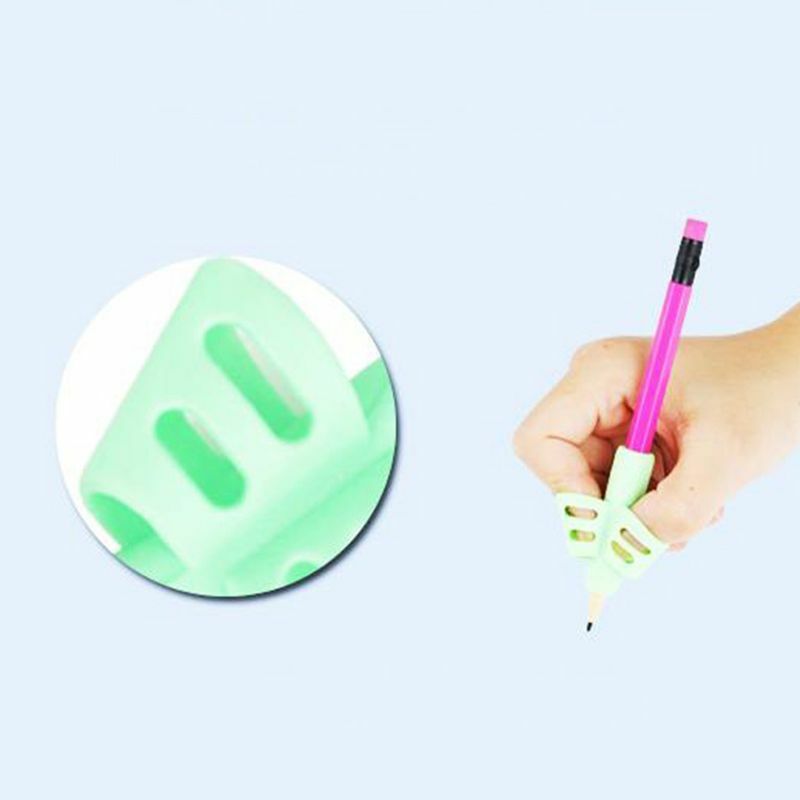 12 Teile/satz Ungiftig Kinder Bleistift Halter Stift Schreiben Hilfe Grip Haltung Korrektur Werkzeuge Büro Schule Liefert