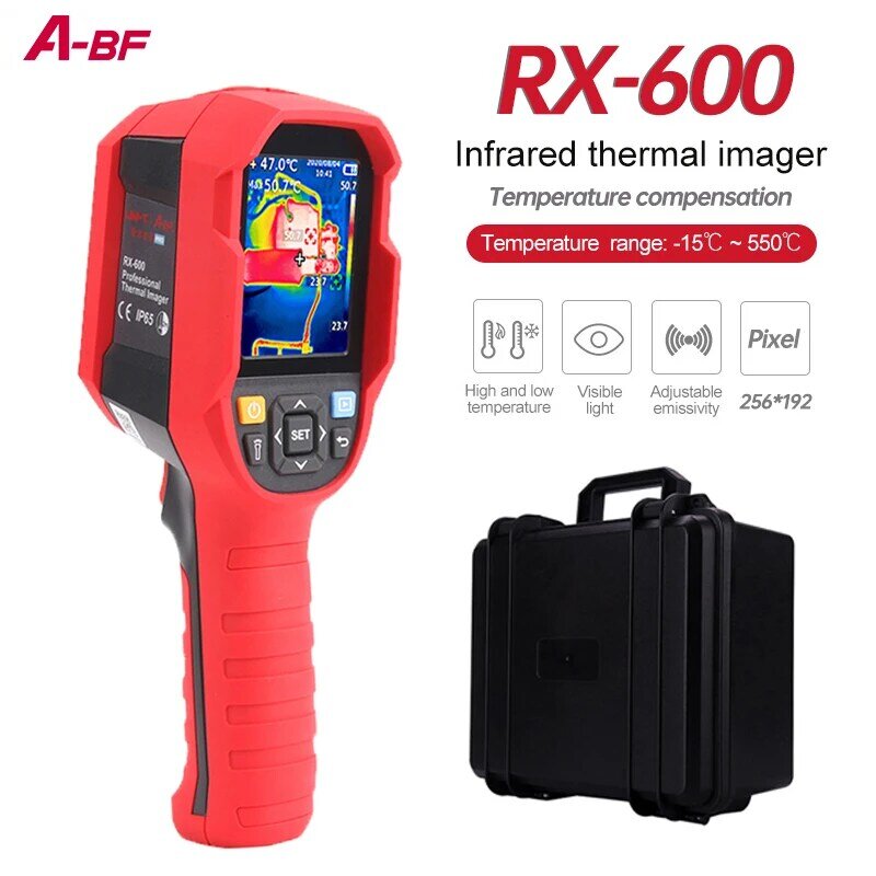 Câmera termográfica para reparo embutida, testador de temperatura com infravermelho, aquecimento em tempo real, câmera com imagem térmica