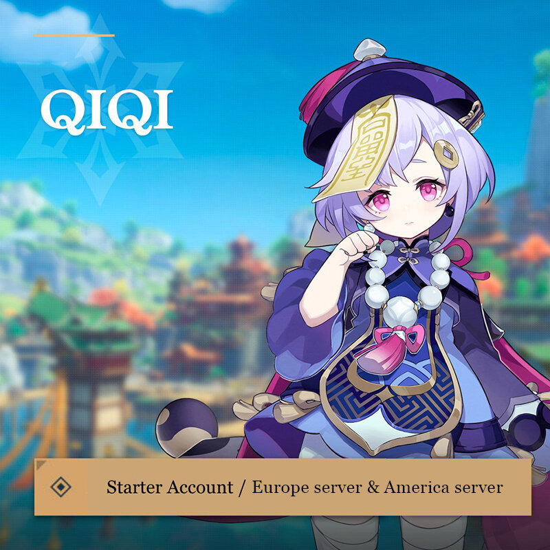 Amerika Europa Server Genshin Impact Rekening Azië 5 Star Characters Diluc Tartaglia Keqing Qiqi Mona Klee Venti