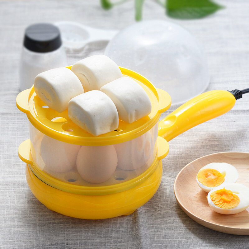 มัลติฟังก์ชั่ไฟฟ้ากระทะไข่ไข่เจียวสเต็กทอดกระทะไข่หม้อหุง Steamer 110v220v อาหารเช้า Skillet