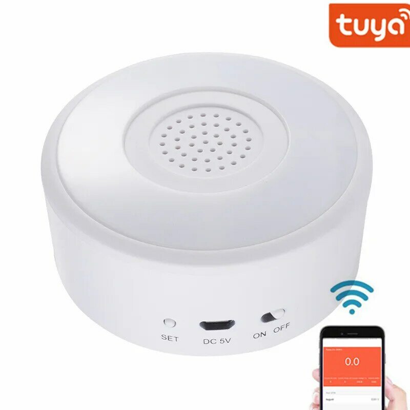 Tuya Wifi Cerdas Alarm Lampu Suara Sambungan Nirkabel Lampu Suara Pintar Alarm Klakson Sirene Alarm WIFI/Zigbee untuk Rumah Pintar