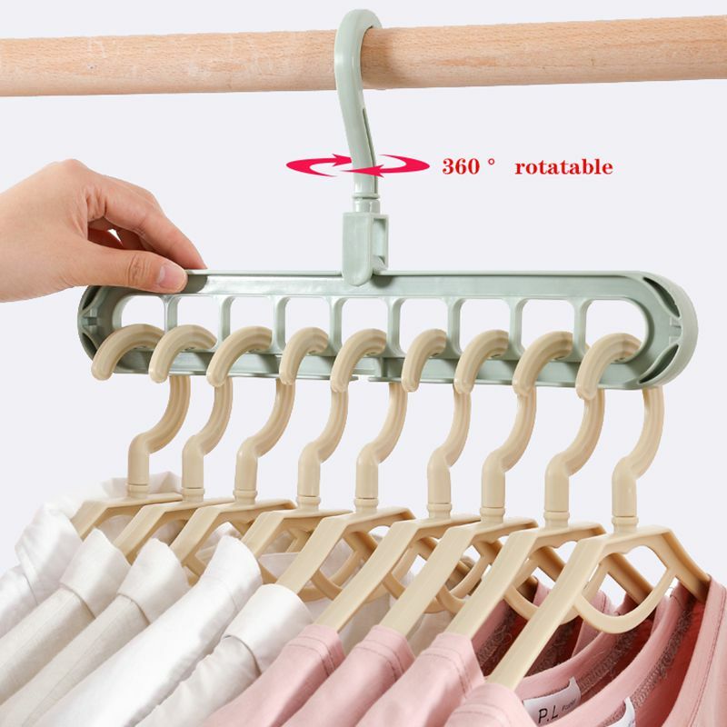 Kleerhanger Closet Organizer Ruimtebesparend Hanger Multi-Poort Kleding Rack Plastic Sjaal Cabide Opslag Hangers Voor Kleding