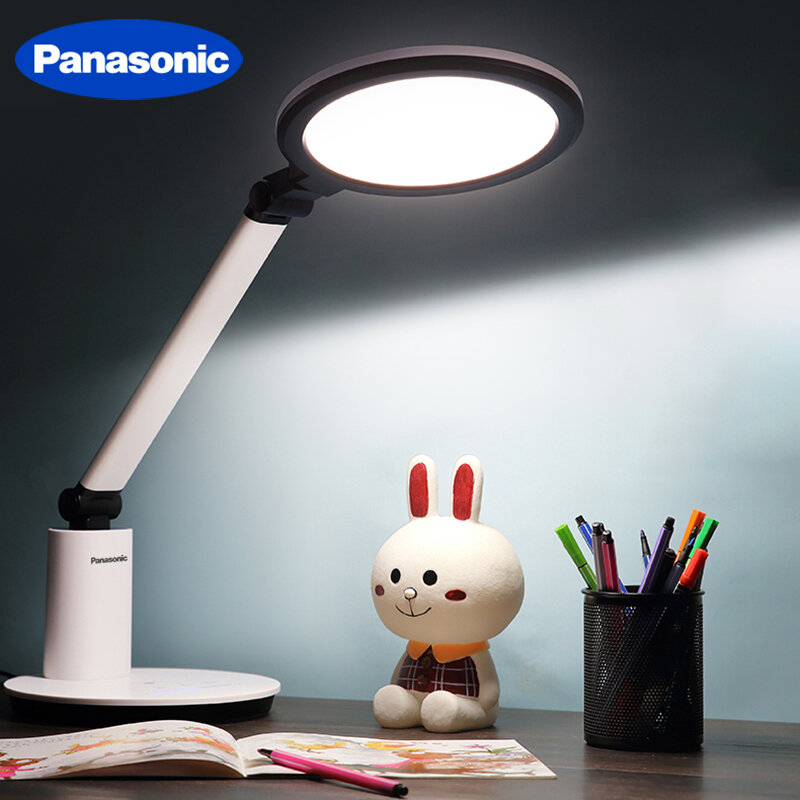 Panasonic-lâmpada led de mesa para proteção ocular, luminária infantil de mesa para estudo, leitura, escritório, quarto