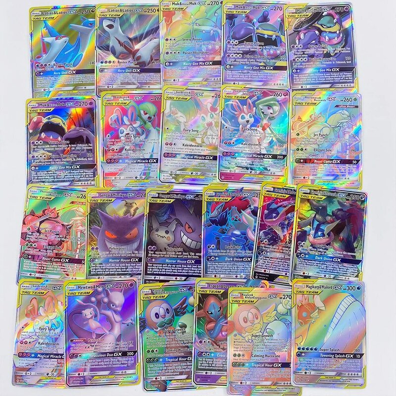 English French Pokemon Cards Game Battle metal Carte Trading Cards Game Children Pokemons Toy