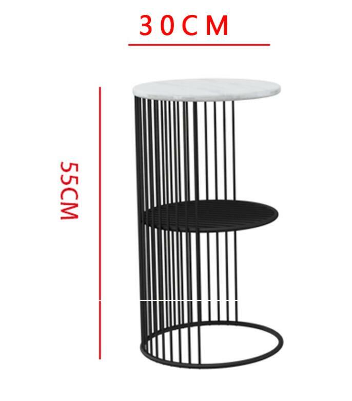 Najnowszy wysokiej jakości Nordic mały marmurowy stolik kawowy stolik narożny salon okrągły stolik do herbaty proste nowoczesne przy łóżku stolik