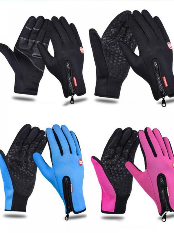 Winter Hot Sale Men'S And Women'S Outdoor Ski Touch Screen Windproof And Warm Leisure Skiing Motorcycle Camping Warm Gloves