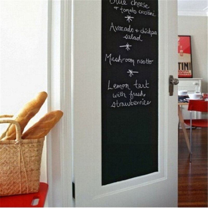 4Pcs 20X30ซม.A4 Removable Chalkboard สติ๊กเกอร์กระดานดำกระดานชอล์กกระดาษ