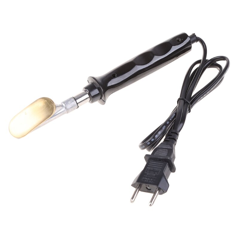 Электрический паяльник с пластиковой ручкой плоский наконечник для ремонта бампера автомобиля