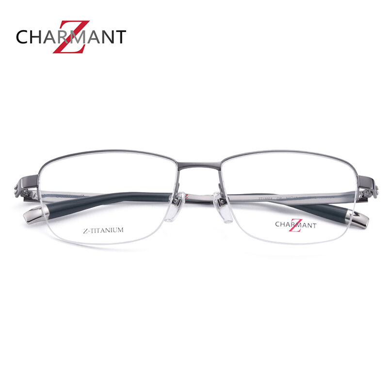 Charmant titânio óculos quadros para homem prescrição qualidade premium óculos ópticos zt19864 feito no japão