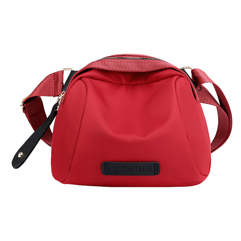 Mode Einfach Oxford Tasche Crossbody-tasche Für Frauen 2020 winter Einfarbig Schulter Umhängetasche Dame Kette Reise Kleine Handtasche