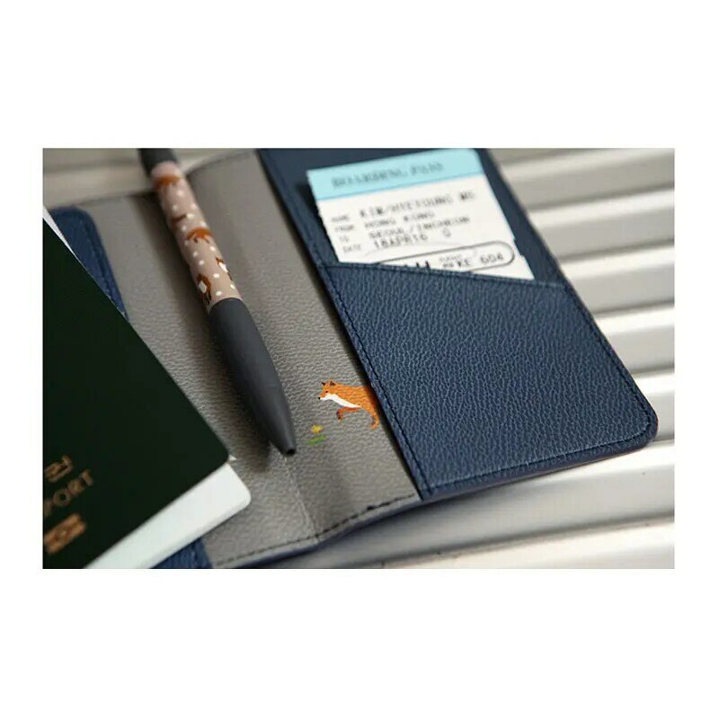 Porte-passeport en cuir PU pour hommes et femmes, imprimé, couverture de passeport de voyage, Flamingo sur l'organisateur de passeport
