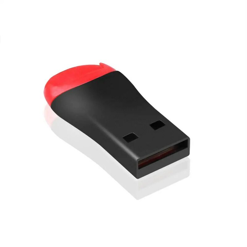 Mini usb adaptador usb 2.0 leitor de cartão adaptador jogos sdhc tf flash leitor de cartão de memória para portátil notebook conector leitor linha