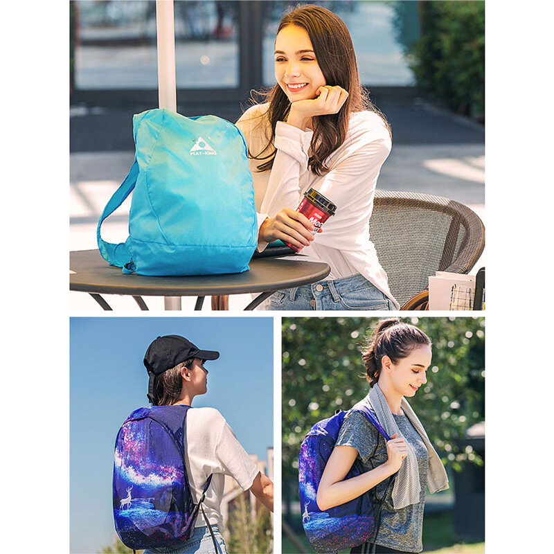 Lichtgewicht Rugzak Packable Opvouwbare Ultralight Outdoor Vouwen Handige Reizen Dagrugzak Bag Nano Dagrugzak Voor Mannen Vrouwen