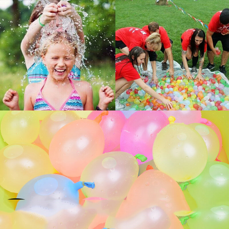 Giocattoli estivi 111 palloncini bomba d'acqua 111 pezzi palloncini d'acqua giochi bomba palloncini per feste circo Waterballon gioco all'aperto giocattolo per bambini