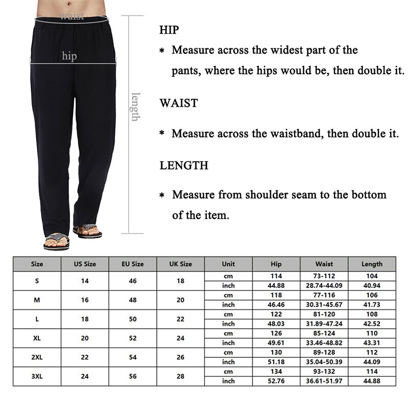 2021 New Men's Black Cotton Linen Pants Male Summer Breathable Solid Color Linen Trousers Fitness Streetwear S-3XL